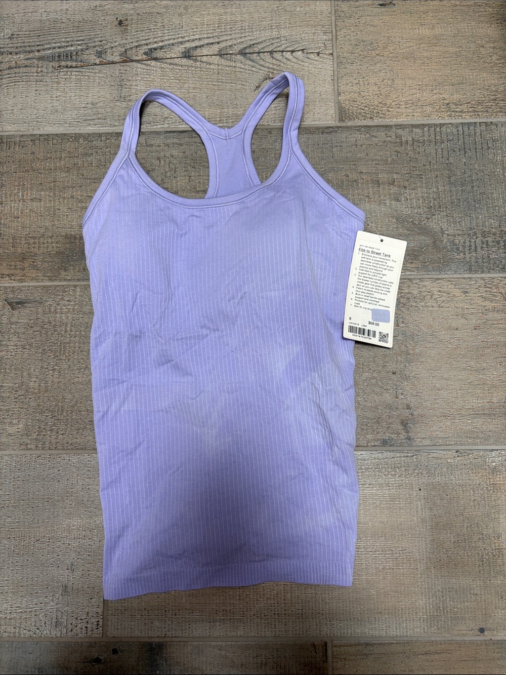 lululemon athletica Ribbed Racerback Tank - Lavender